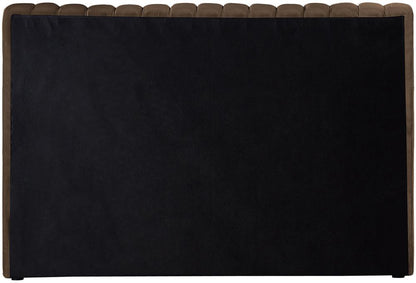 Meridian Furniture - Nico Brown Velvet Twin Bed - NicoBrown-T veiw 6