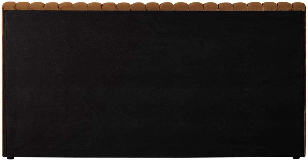 Meridian Furniture - Nico Saddle Velvet Full Bed - NicoSaddle-F veiw 6