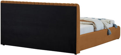 Meridian Furniture - Nico Saddle Velvet Full Bed - NicoSaddle-F veiw 7
