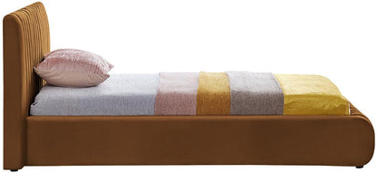 Meridian Furniture - Nico Saddle Velvet Twin Bed - NicoSaddle-T veiw 5
