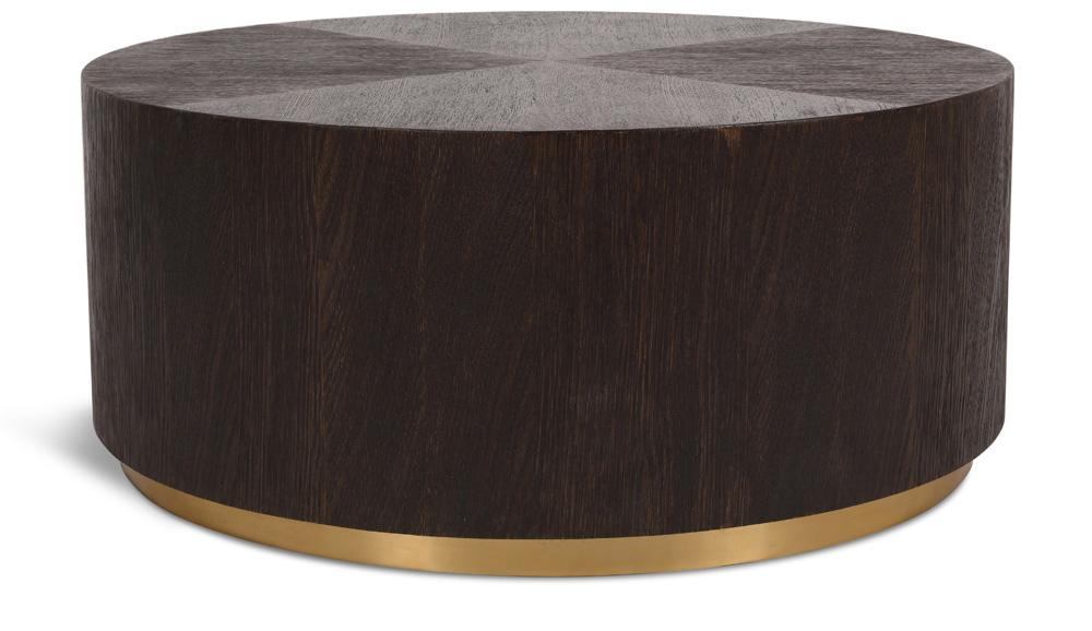 Meridian Furniture - Nile Brown Oak Coffee Table - 218-C veiw 1