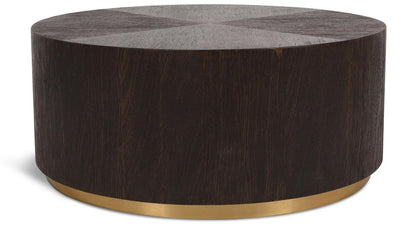 Meridian Furniture - Nile Brown Oak Coffee Table - 218-C veiw 1