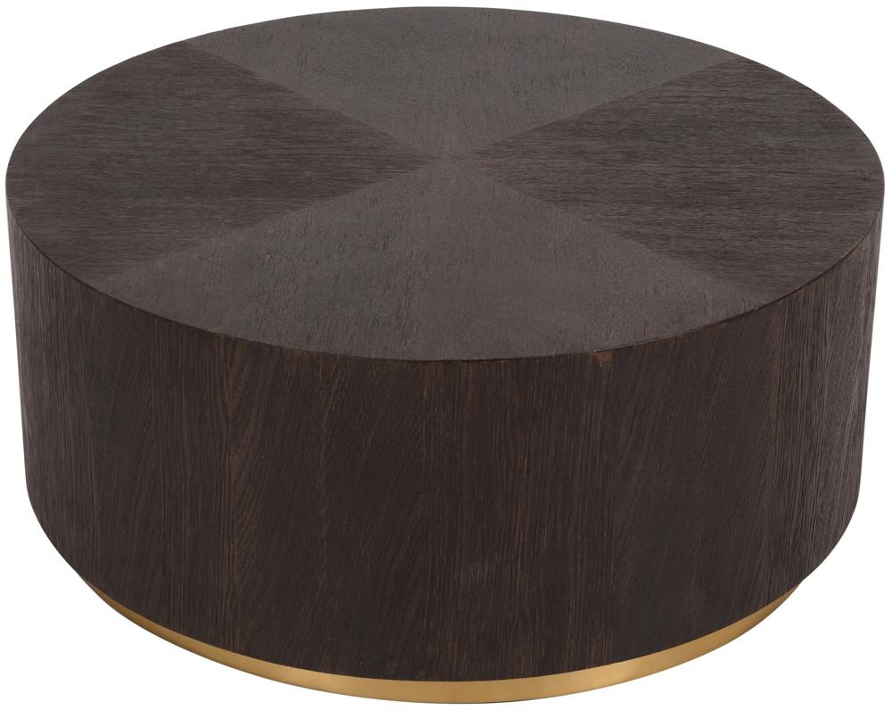 Meridian Furniture - Nile Brown Oak Coffee Table - 218-C veiw 3