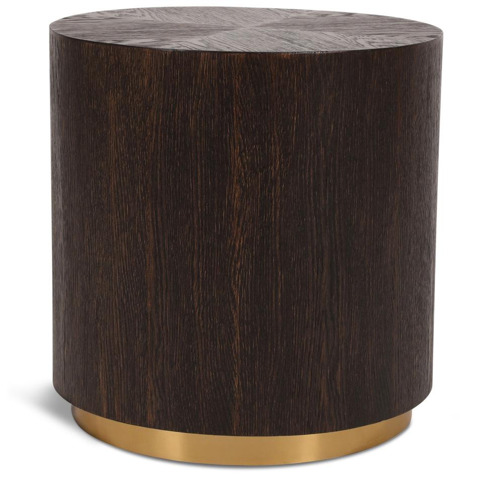 Meridian Furniture - Nile Brown Oak End Table - 218-E veiw 1