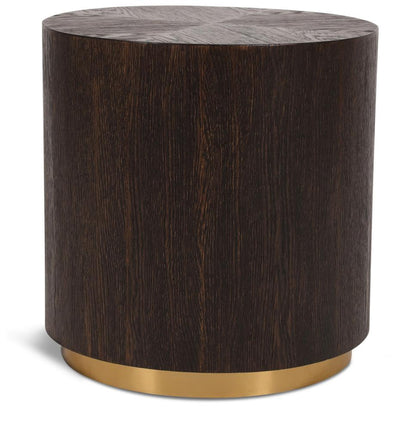 Meridian Furniture - Nile Brown Oak End Table - 218-E veiw 1