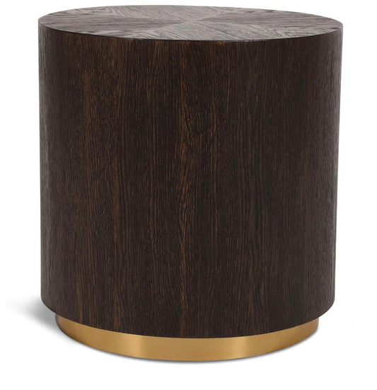 Meridian Furniture - Nile Brown Oak End Table - 218-E veiw 1
