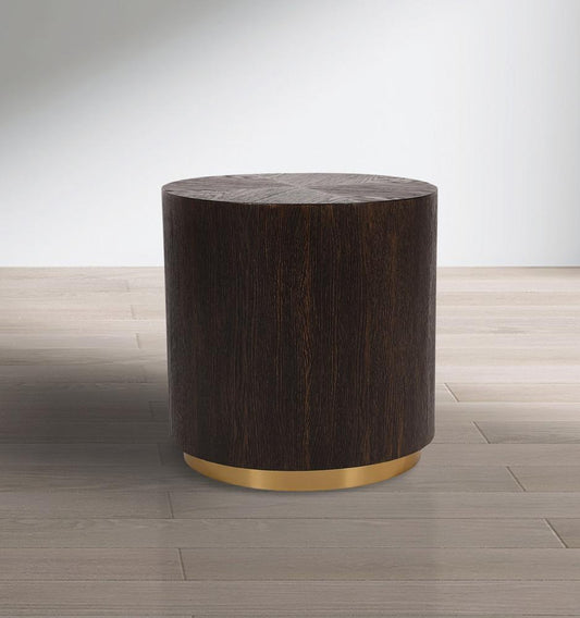 Meridian Furniture - Nile Brown Oak End Table - 218-E veiw 2