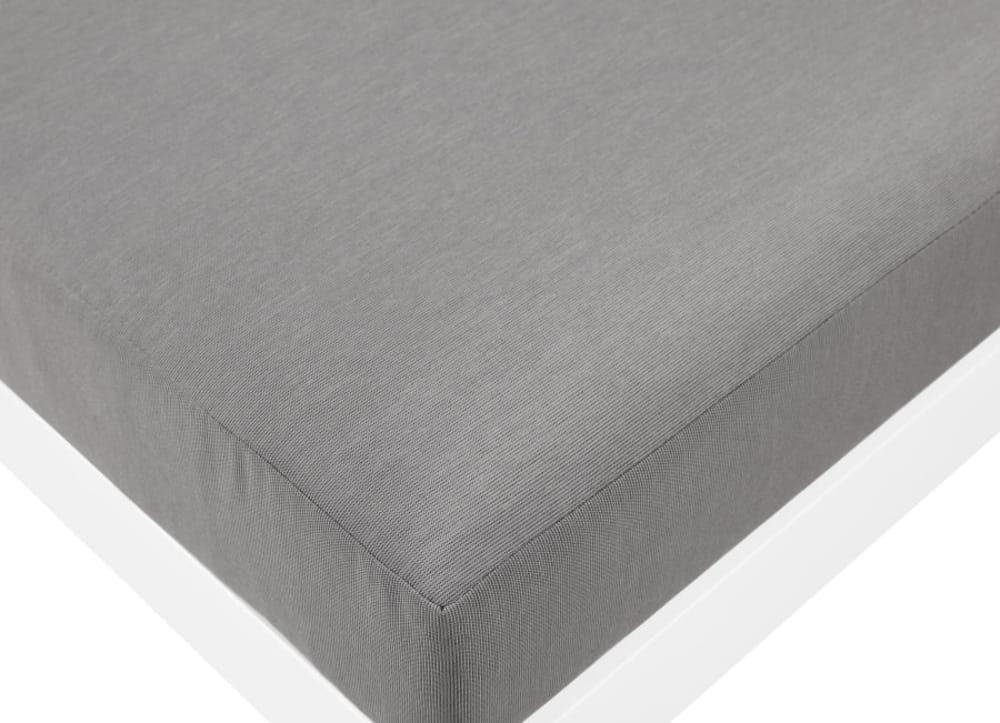 Meridian Furniture - Nizuc Grey Water Resistant Fabric Outdoor Patio Modular Sectional - 6Pc - 375Grey-Sec6A view 4