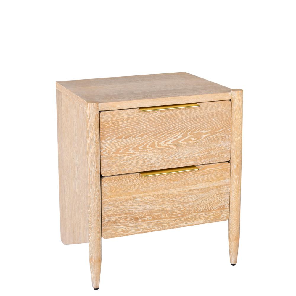 Meridian Furniture - Oakwood White Oak Night Stand - 860-NS veiw 2