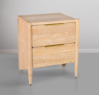 Meridian Furniture - Oakwood White Oak Night Stand - 860-NS veiw 3