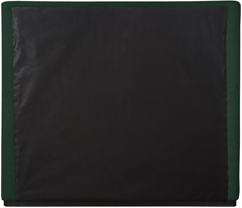 Meridian Furniture - Oliver Green Boucle Fabric King Bed - OliverGreen-K veiw 6