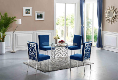 Meridian Furniture - Opal Chrome Dining Table - 736-T veiw 4
