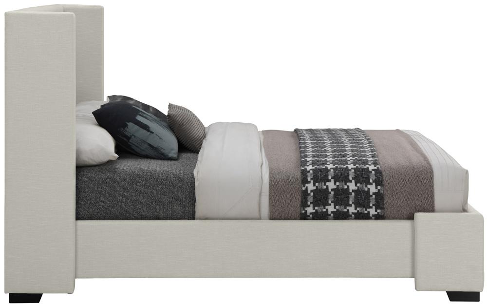 Meridian Furniture - Oxford Beige Linen Textured Fabric Full Bed - OxfordBeige-F veiw 5