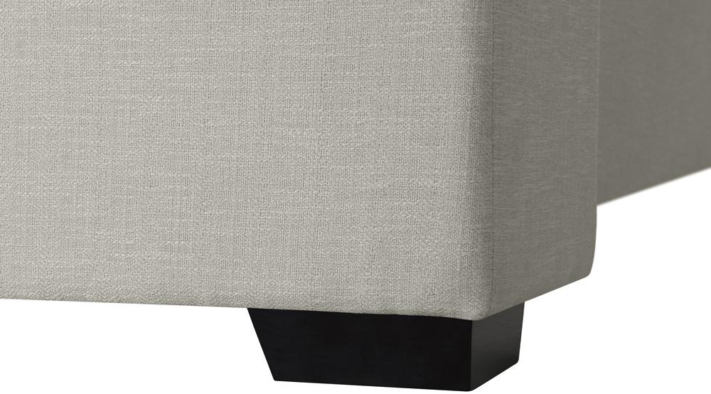 Meridian Furniture - Oxford Beige Linen Textured Fabric Twin Bed - OxfordBeige-T veiw 7