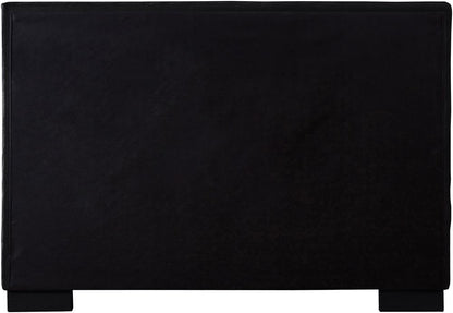 Meridian Furniture - Paxton Black Chenille Fabric Queen Bed - PaxtonBlack-Q veiw 6