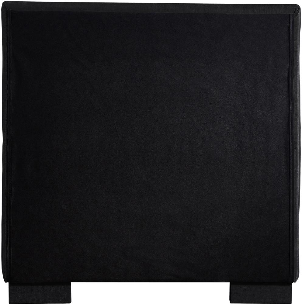 Meridian Furniture - Paxton Black Chenille Fabric Twin Bed - PaxtonBlack-T veiw 6