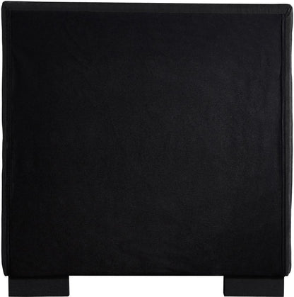 Meridian Furniture - Paxton Black Chenille Fabric Twin Bed - PaxtonBlack-T veiw 6