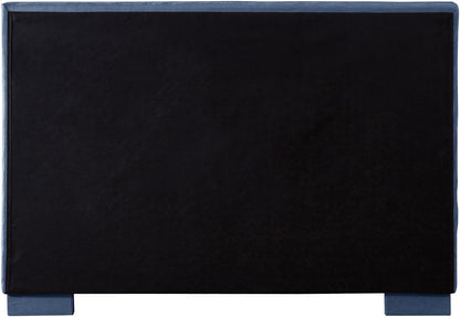 Meridian Furniture - Paxton Light Blue Chenille Fabric Queen Bed - PaxtonLtBlu-Q veiw 6