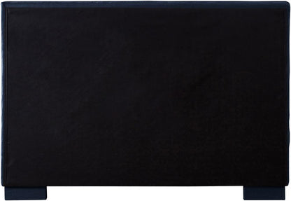 Meridian Furniture - Paxton Navy Chenille Fabric Full Bed - PaxtonNavy-F veiw 6