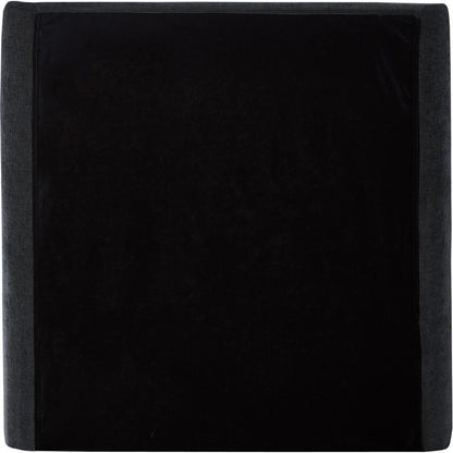 Meridian Furniture - Penny Black Chenille Fabric Twin Bed - B1207Black-T veiw 7