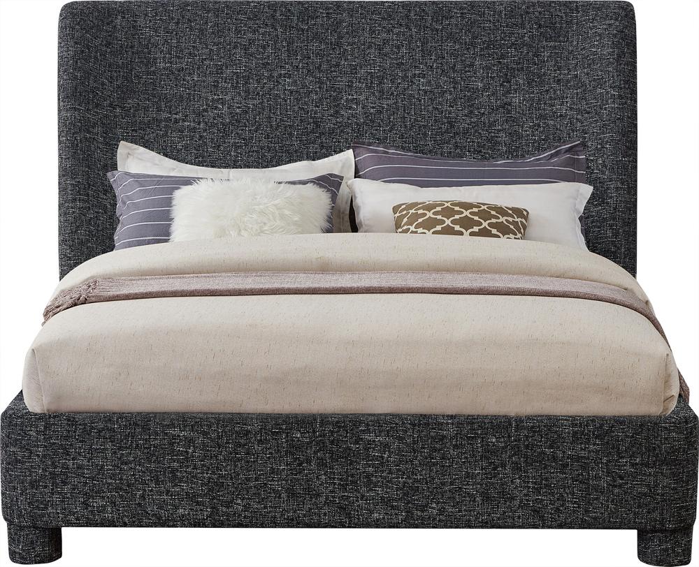 Meridian Furniture - Penny Black Polyester Fabric King Bed - B1205Black-K veiw 3