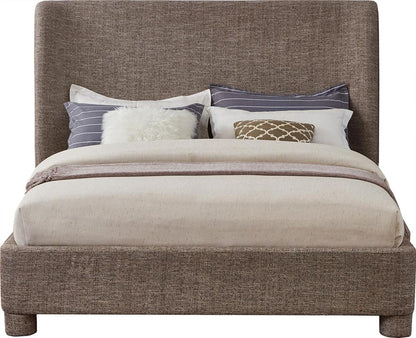 Meridian Furniture - Penny Brown Polyester Fabric King Bed - B1205Brown-K veiw 3