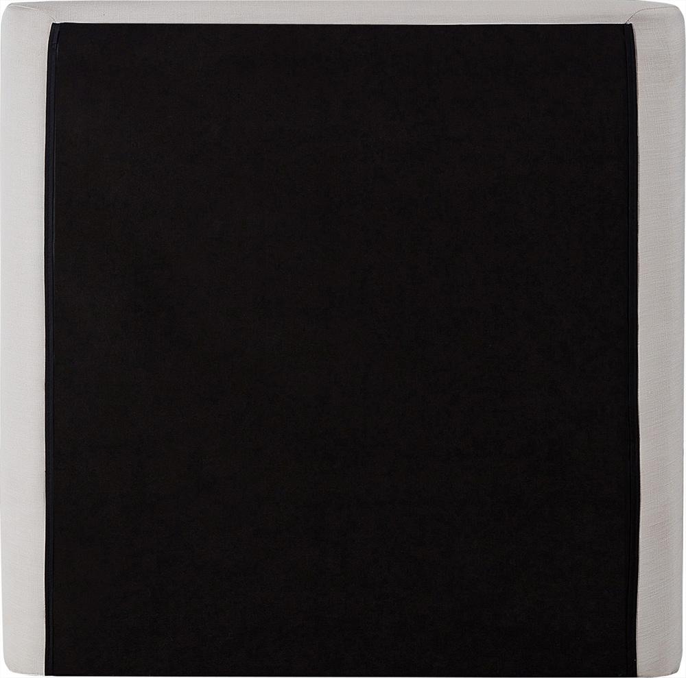 Meridian Furniture - Penny Cream Linen Textured Fabric Twin Bed - B1205Cream-T veiw 5