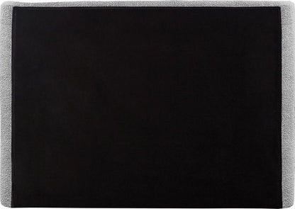 Meridian Furniture - Penny Grey Boucle Fabric King Bed - B1206Grey-K veiw 5