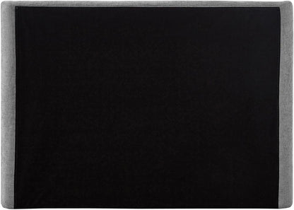 Meridian Furniture - Penny Light Grey Chenille Fabric King Bed - B1207Grey-K veiw 7