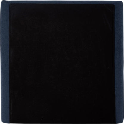 Meridian Furniture - Penny Navy Chenille Fabric Twin Bed - B1207Navy-T veiw 7