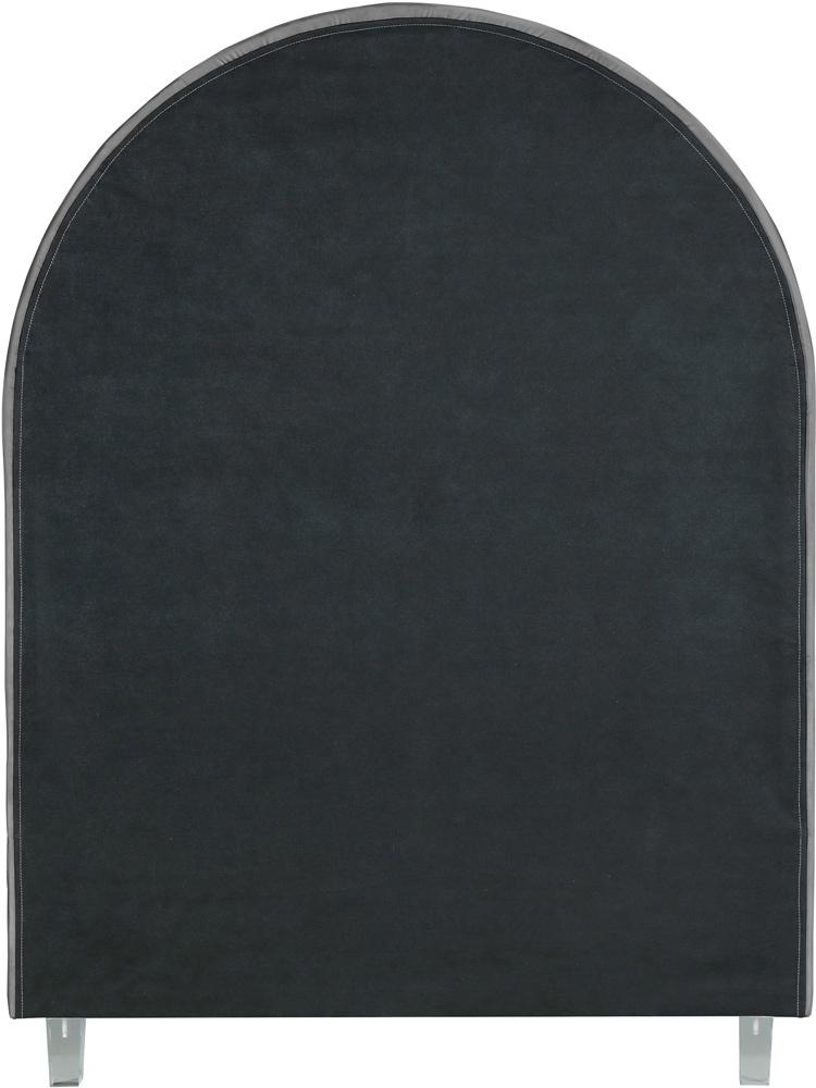 Meridian Furniture - Rainbow Grey Velvet Twin Bed - RainbowGrey-T veiw 7