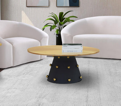 Meridian Furniture - Raven Black / Gold Coffee Table - 257-CT veiw 2