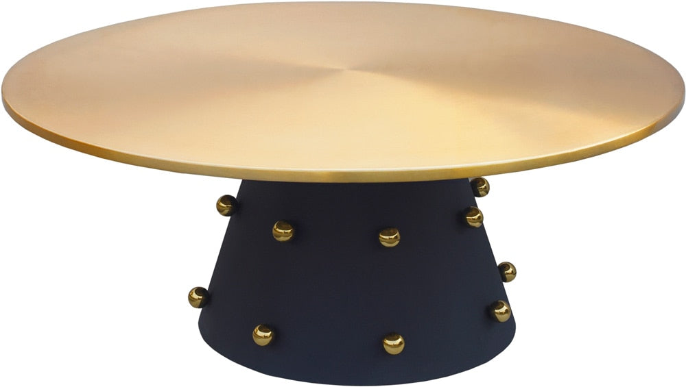 Meridian Furniture - Raven Black / Gold Coffee Table - 257-CT veiw 3