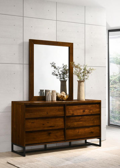 Meridian Furniture - Reed Antique Coffee Mirror - Reed-M veiw 2