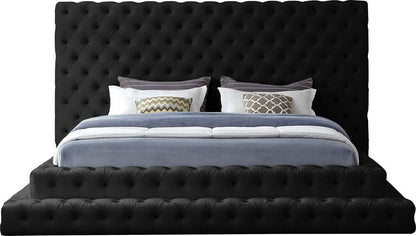 Meridian Furniture - Revel Black Velvet King Bed - RevelBlack-K veiw 3