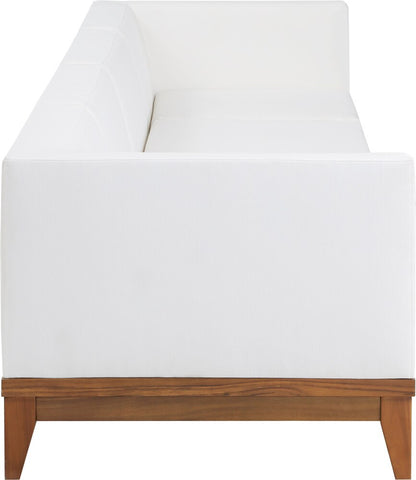 Meridian Furniture - Rio Off White Water Resistant Fabric Outdoor Patio Modular Sofa - 3Pc - 389White-S96 veiw 3