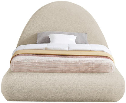 Meridian Furniture - Rudy Beige Teddy Fabric Twin Bed - RudyBeige-T veiw 3