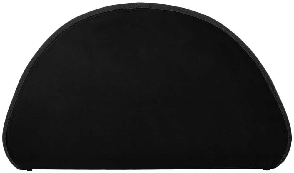 Meridian Furniture - Rudy Black Teddy Fabric Queen Bed - RudyBlack-Q veiw 7