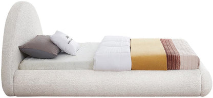 Meridian Furniture - Rudy Cream Teddy Fabric Twin Bed - RudyCream-T veiw 5