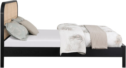 Meridian Furniture - Siena Black Ash Wood Full Bed - SienaBlack-F veiw 4