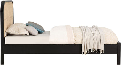 Meridian Furniture - Siena Black Ash Wood Twin Bed - SienaBlack-T veiw 4