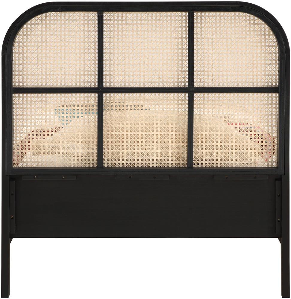 Meridian Furniture - Siena Black Ash Wood Twin Bed - SienaBlack-T veiw 5