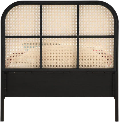 Meridian Furniture - Siena Black Ash Wood Twin Bed - SienaBlack-T veiw 5