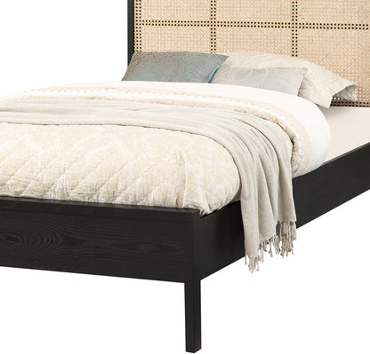 Meridian Furniture - Siena Black Ash Wood Twin Bed - SienaBlack-T veiw 6