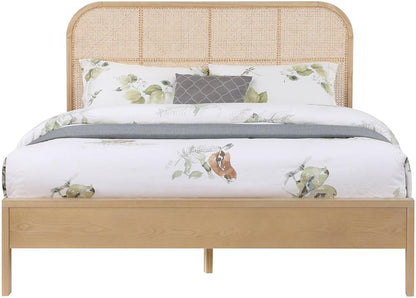 Meridian Furniture - Siena Natural Ash Wood Full Bed - SienaNatural-F veiw 3