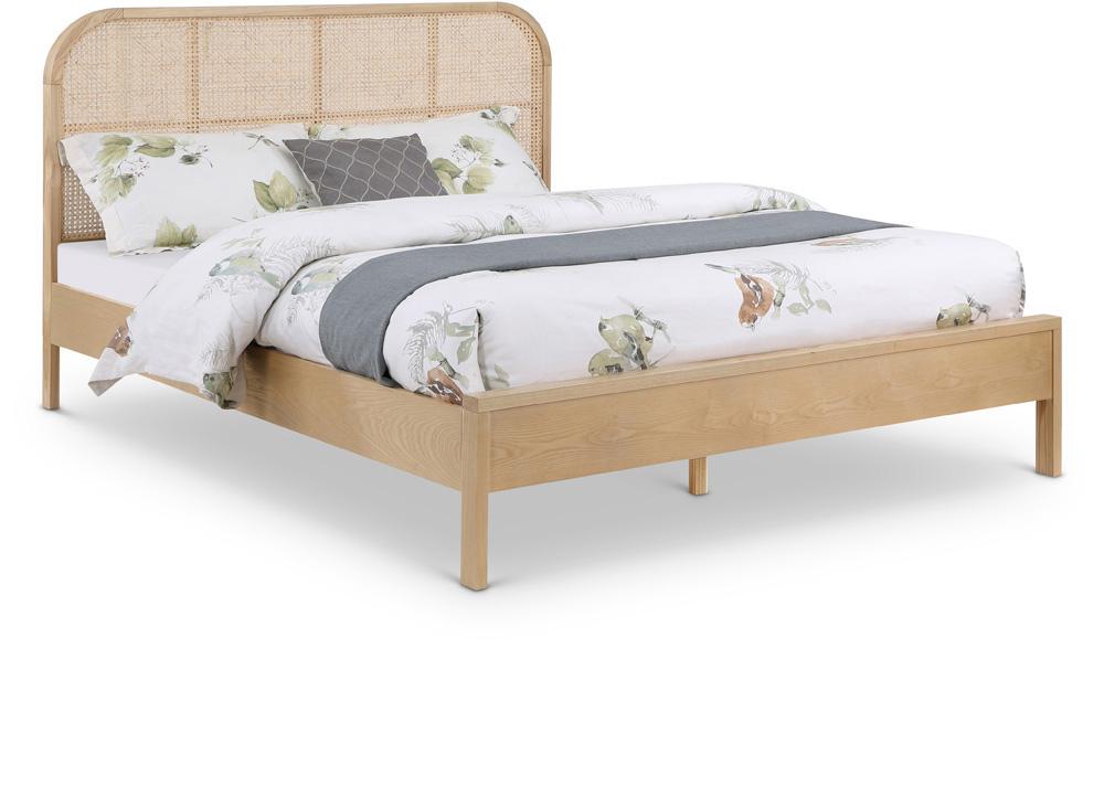 Meridian Furniture - Siena Natural Ash Wood King Bed - SienaNatural-K veiw 1
