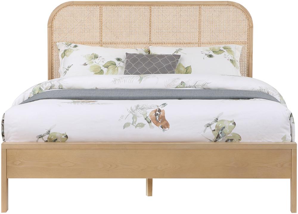 Meridian Furniture - Siena Natural Ash Wood King Bed - SienaNatural-K veiw 3