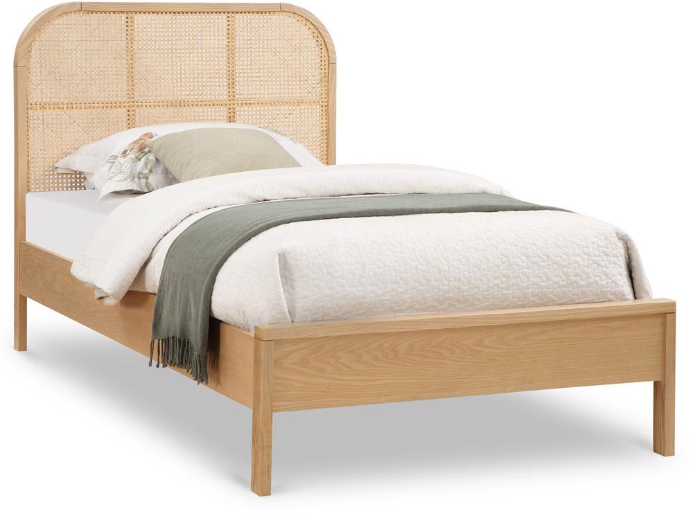 Meridian Furniture - Siena Natural Ash Wood Twin Bed - SienaNatural-T veiw 1