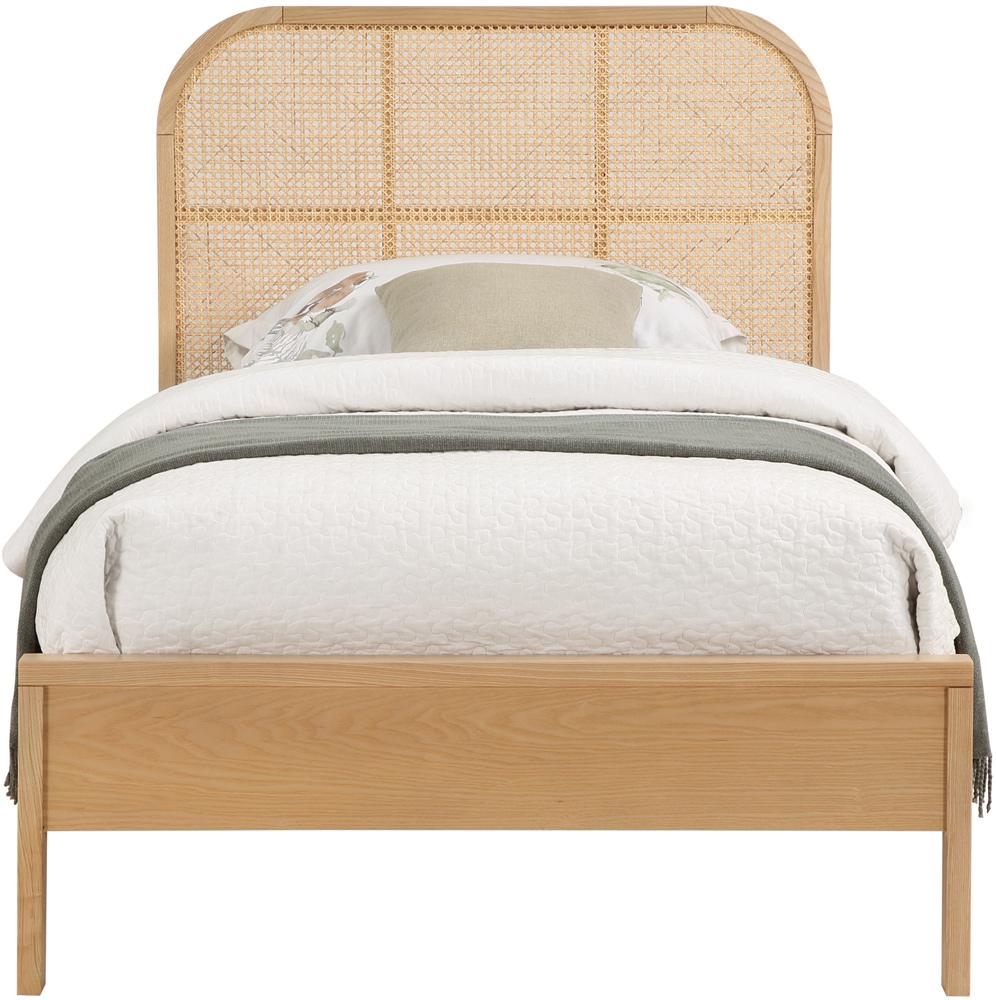 Meridian Furniture - Siena Natural Ash Wood Twin Bed - SienaNatural-T veiw 3