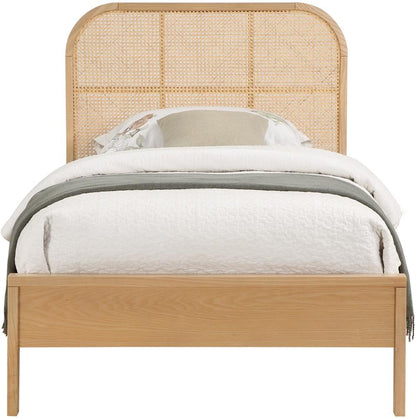 Meridian Furniture - Siena Natural Ash Wood Twin Bed - SienaNatural-T veiw 3